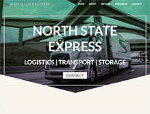 Tablet Screenshot of northstateexpress.com